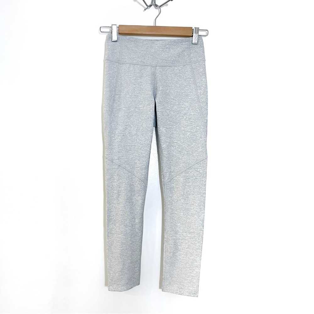 Outdoor Voices Heather Grey Workout 7/8 Leggings